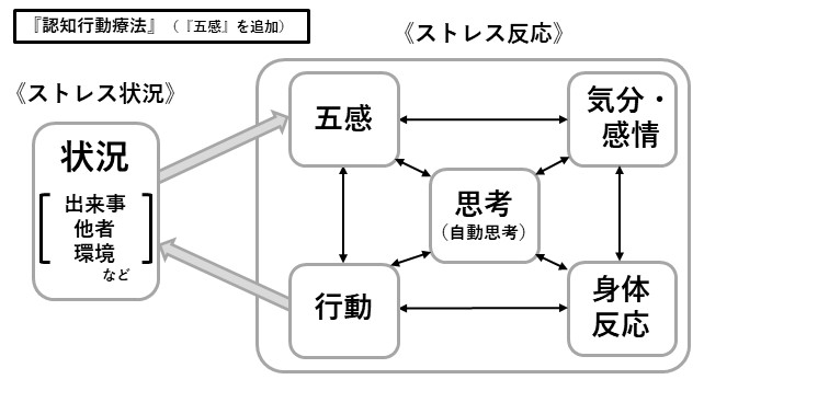 札幌　カウンセリング　こころの相談所　ブログ　『認知行動療法』（『五感』を追加）